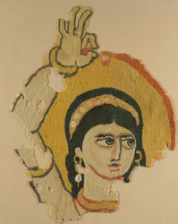 Leder af en danser, gobelin (linned og uld)